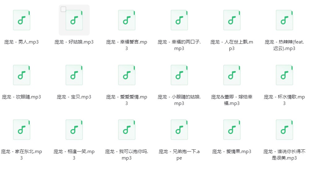 图片[2]-庞龙《庞龙歌曲合集》[320K/MP3][261.1MB]-影音屋