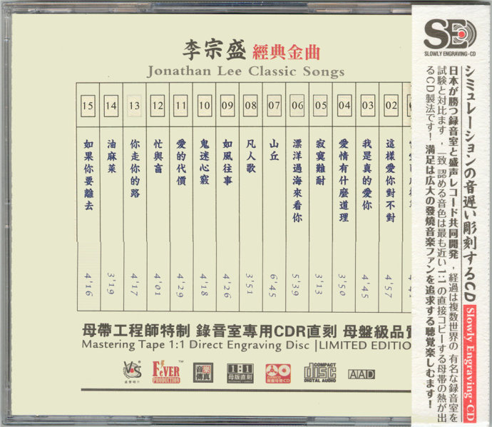 图片[2]-《李宗盛经典金曲》[WAV+CUE][490MB]-影音屋
