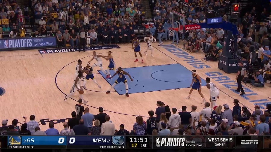 图片[3]-[BT下载][2022年05月02日 NBA季后赛 西部半决赛 G1 勇士vs灰熊][英文解说][1080p/60fps/MKV/H.264]-影音屋