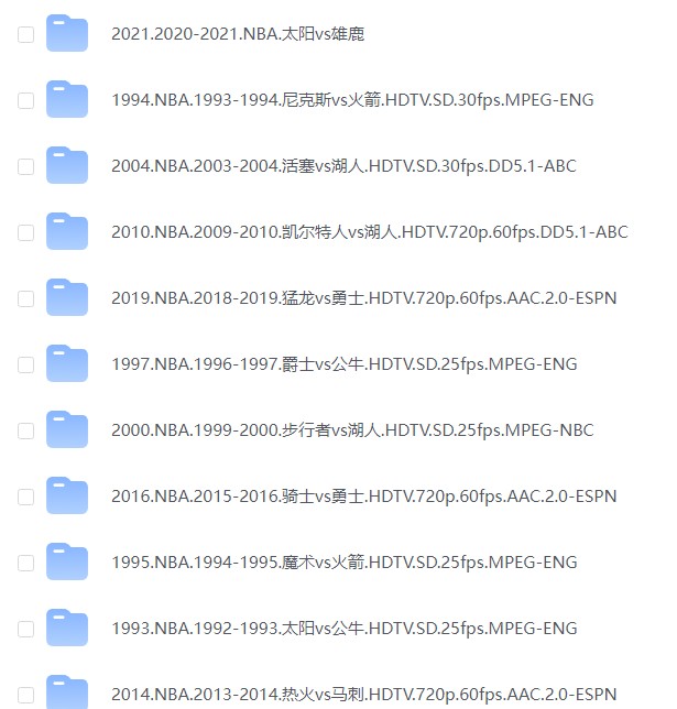 [1991-2021历届NBA总决赛合集][MP4/AVI/MKV]-影音屋