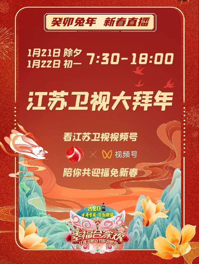 [江苏卫视 江苏卫视大拜年 20230122][1080I/TS][19.68G]-影音屋