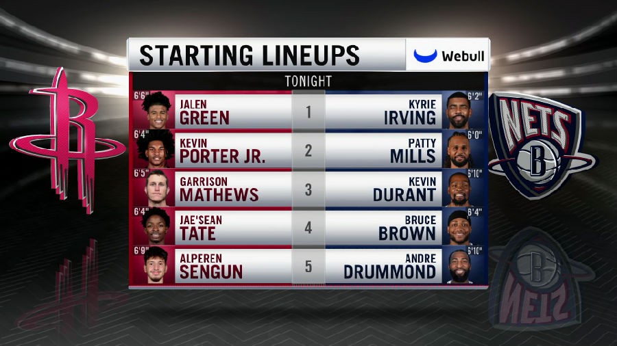 [BT下载][2022年04月06日 NBA常规赛 火箭vs篮网][英文解说][1080p/60fps/MKV/H.264]-影音屋