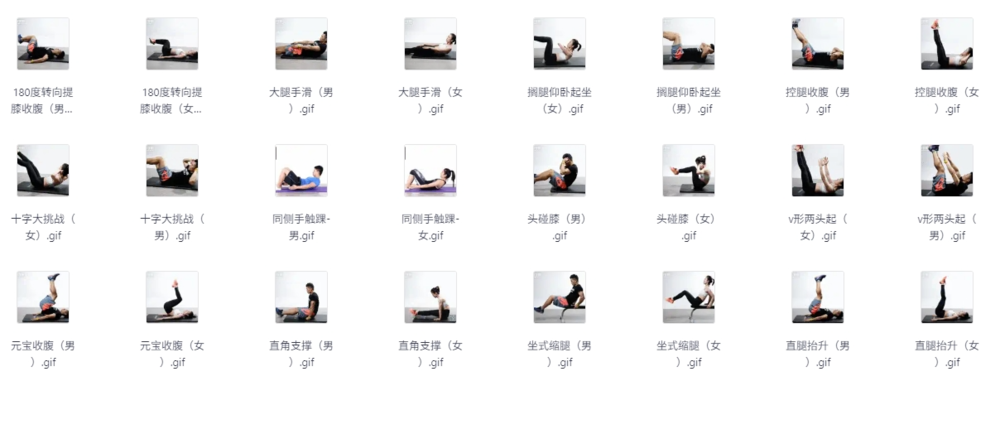 图片[2]-健身训练标准动作教学课程[GIF]219.MB]-影音屋