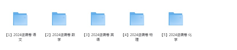 《万唯中考逆袭卷》2024 中学生中考学习试卷[pdf]-影音屋