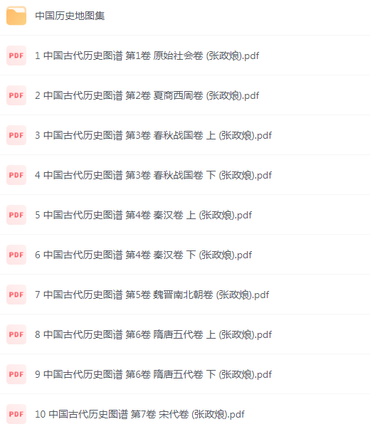 《中国古代历史图谱》[pdf]-影音屋