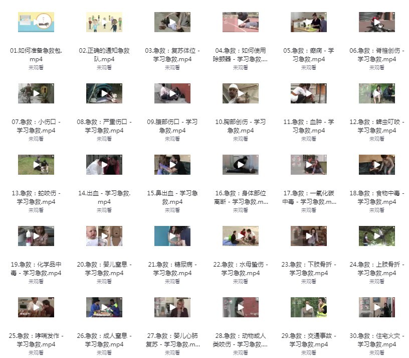 《41种急救技能》视频版 赶快学起来 关键时刻能救命[mp4]-影音屋