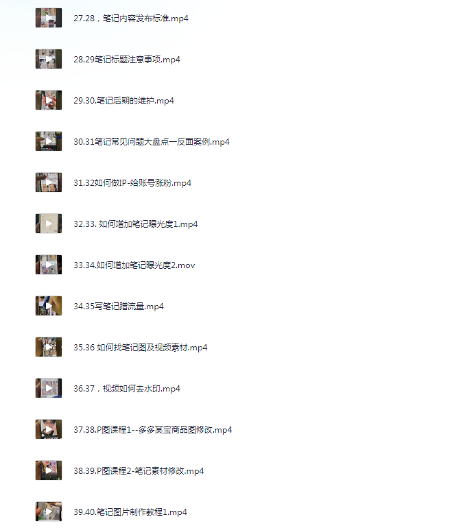 图片[2]-《小红书电商运营小白实操课》[mp4]-影音屋