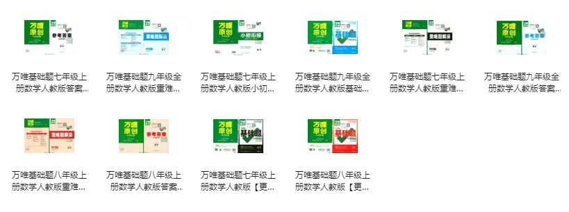 图片[8]-《2024年万唯中考系列》最新版语数外 物理化学几何压轴 提升成绩 考出高分[pdf]-影音屋
