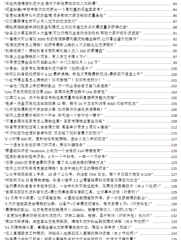 图片[2]-《最新450个搞钱玩法合集》[pdf]-影音屋