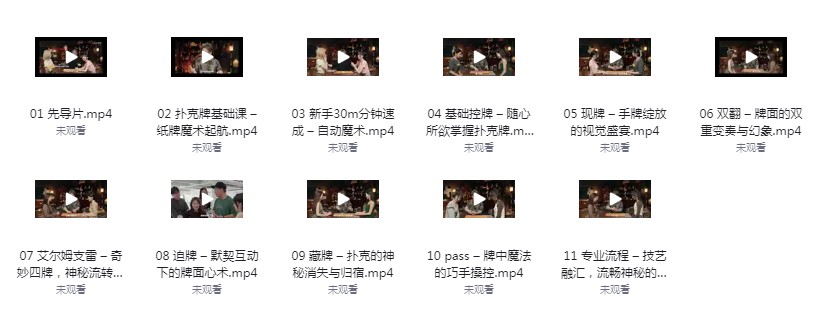 《刘谦第一课零基础魔术教学》一副扑克 让你在人群中闪耀[mp4]-影音屋