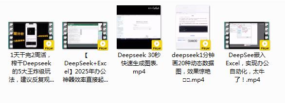 《DeepSeek办公应用》2025年效率直接起飞 超详细教程[mp4]-影音屋