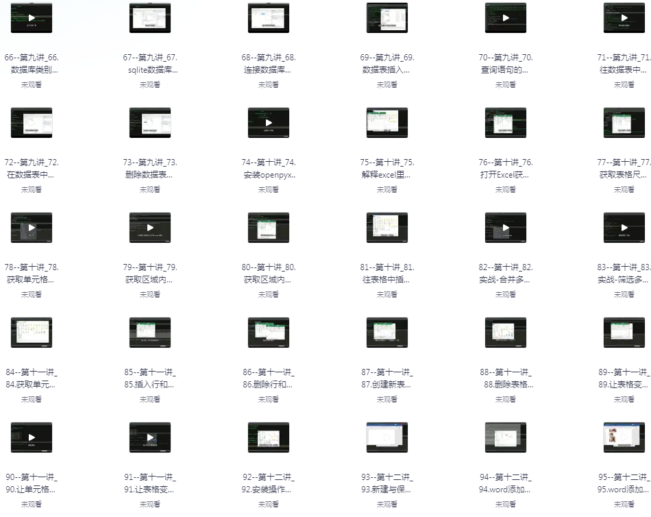 图片[3]-《Python自动化办公和游戏》用派森玩点有趣的[mp4]-影音屋