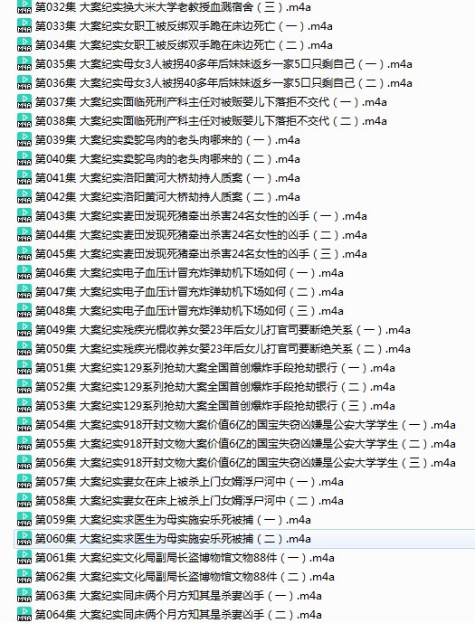 图片[3]-《中国当代大案纪实》有声小说 全316集 真实离奇恐怖案件 还原刑侦过程[m4a]-影音屋