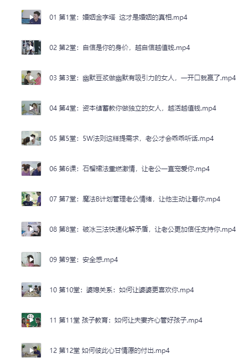 越过越甜蜜，超实用的婚姻经营术（完结）[MP4]-影音屋