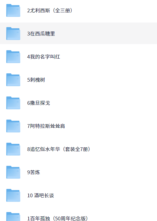 文学史最难啃的神作书单合集 [PDF/mobi/epub]-影音屋