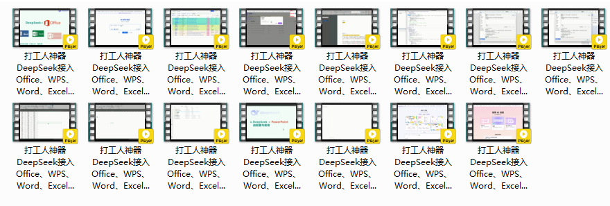 《DeepSeek接入Office、WPS、Word、Excel、PPT》打工人神器[mp4]-影音屋