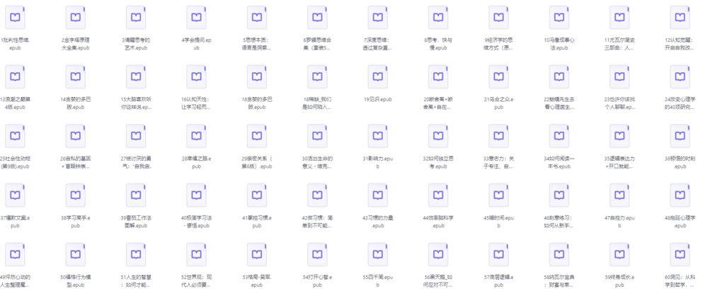 精选自我提升书单 (100部) [epub]-影音屋