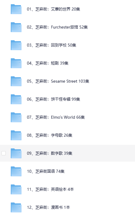 芝麻街英语Sesame Street 英语教学动画 木偶 4-12岁+ 600词[MP4]-影音屋