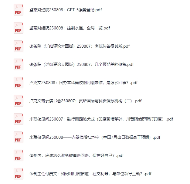 图片[2]-大佬文集圈VIP群25年8月8日付费文合集[PDF]-影音屋