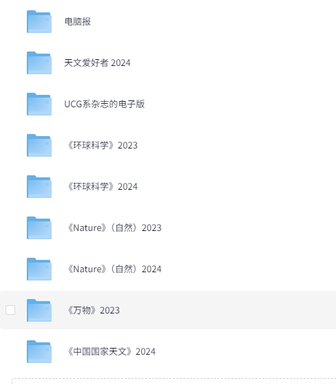 2023-2025最新期刊杂志-科技计算机类[PDF]-影音屋