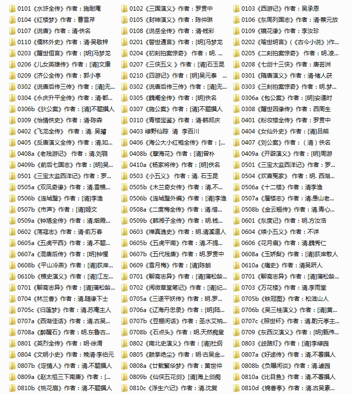《中国古典小说名著百部》一次看个够[txt]-影音屋