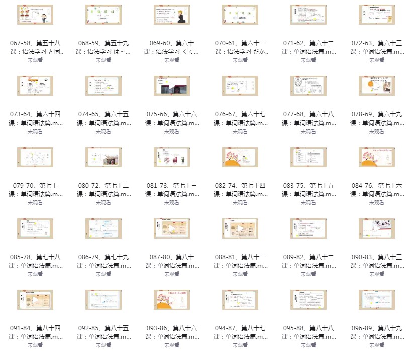 图片[3]-《B站 零基础入门日语》视频版 学会去泡日本小姐姐[mp4]-影音屋