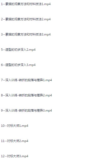 《峥峥素描2022全新头像体系课》[mp4]-影音屋