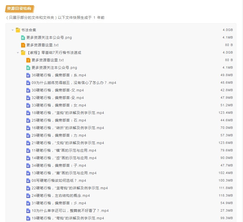 图片[3]-《书法合集练字课程》看完多练你也能写一手漂亮字[mp4]-影音屋