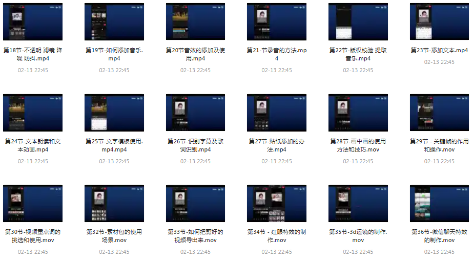 图片[2]-《小白一学就会的短视频剪辑课》魏不惑[mp4]-影音屋