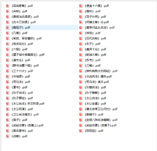 《中华兵书大典》共计50本 兵书兵法谋略[pdf]-影音屋