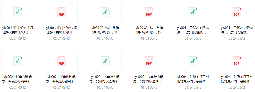 《杨立新民法典》200讲 真正懂点儿民法[mp3.pdf]-影音屋