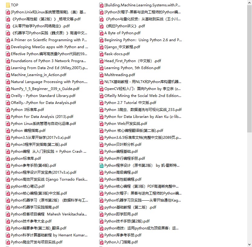 《Python 编程学习资料PDF版合集》138本[pdf]-影音屋