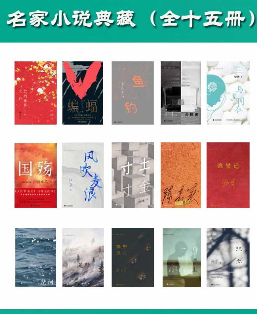 《名家小说典藏》套装共十五册 本本经典 值得一读[pdf]-影音屋