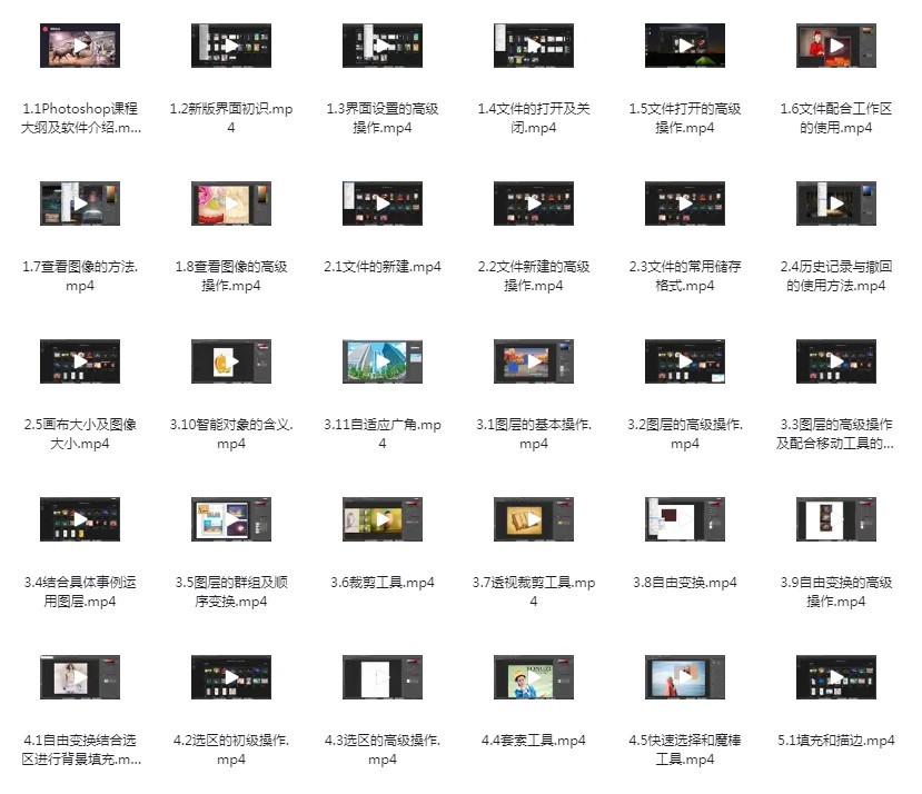 图片[2]-《PS教程初 中 高》对应不同程度的学习 平面设计必备技能[mp4]-影音屋