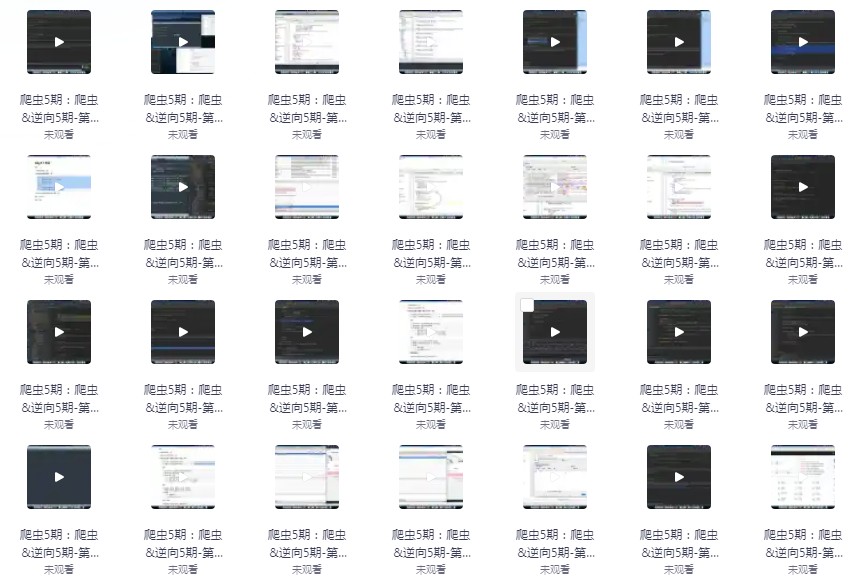 图片[4]-《爬虫开发+APP逆向超级大神班》05期[mp4]-影音屋