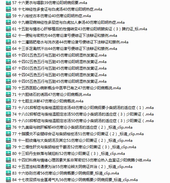 图片[3]-《郝万山讲伤寒论经方故事》有声读物 通俗易懂 学习伤寒论的精品课程[m4a]-影音屋