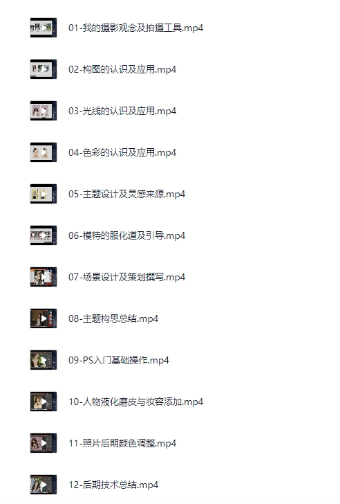 杯杯子人像摄影教程[MP4]-影音屋