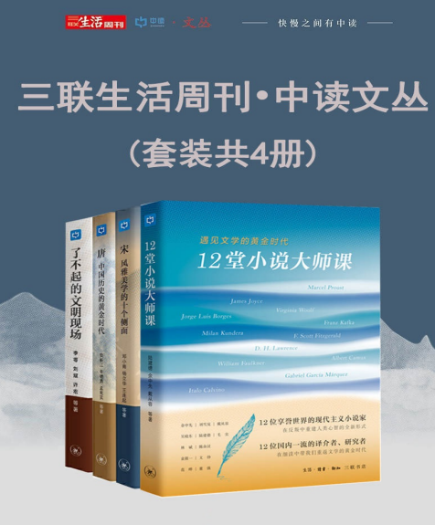 《三联生活周刊•中读文丛》套装共4册 本本都是好书[pdf]-影音屋