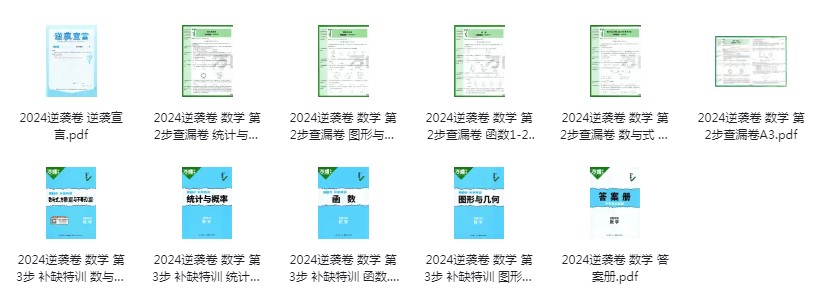 图片[2]-《万唯中考逆袭卷》2024 中学生中考学习试卷[pdf]-影音屋