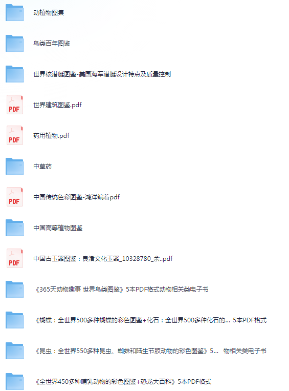 《全网最全的珍藏图鉴系列大全》[pdf]-影音屋