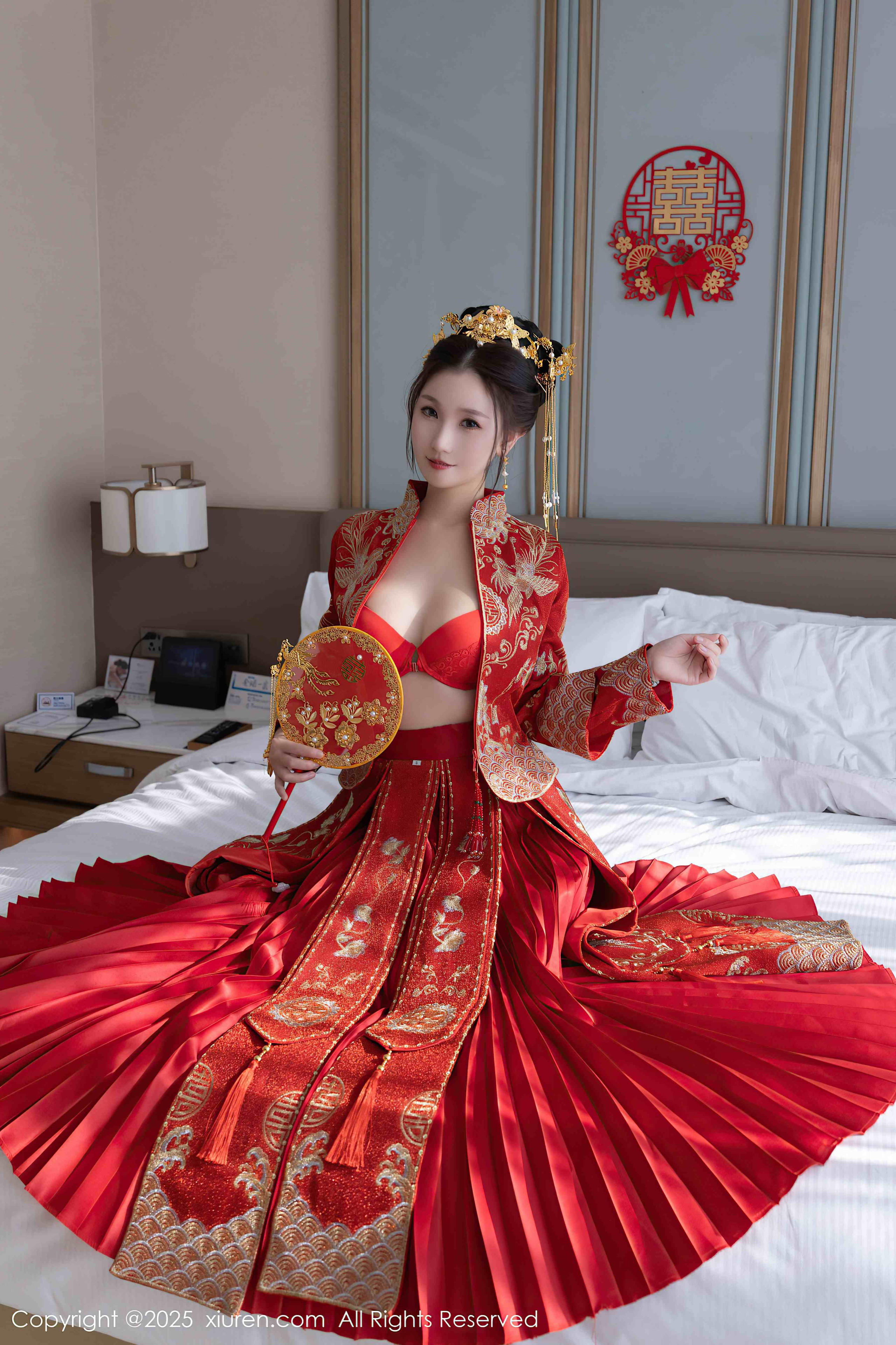 图片[2]-杏子Yada 土豪定制 大红花嫁[84+1P／928MB]-影音屋