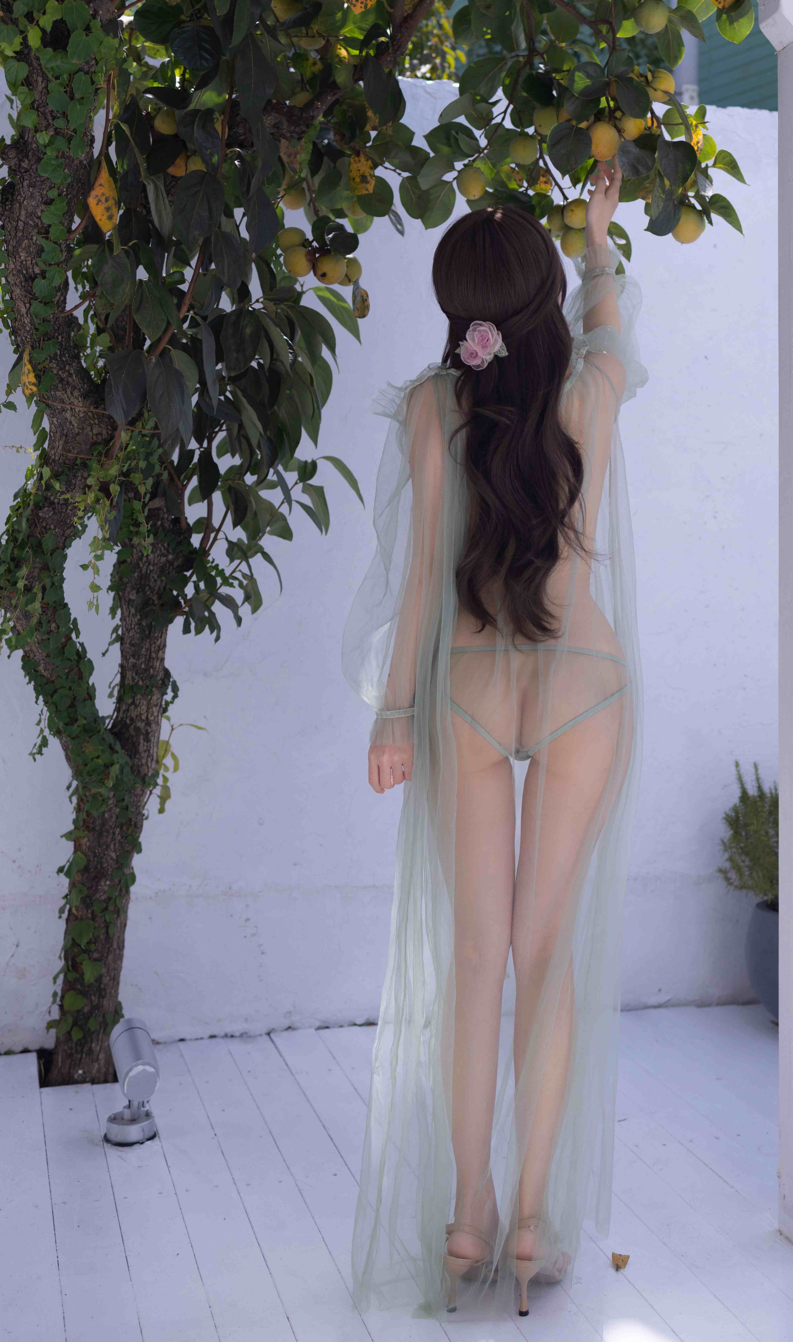 鱼子酱-私拍 绿色薄纱 透视诱惑[120P-740MB]-影音屋