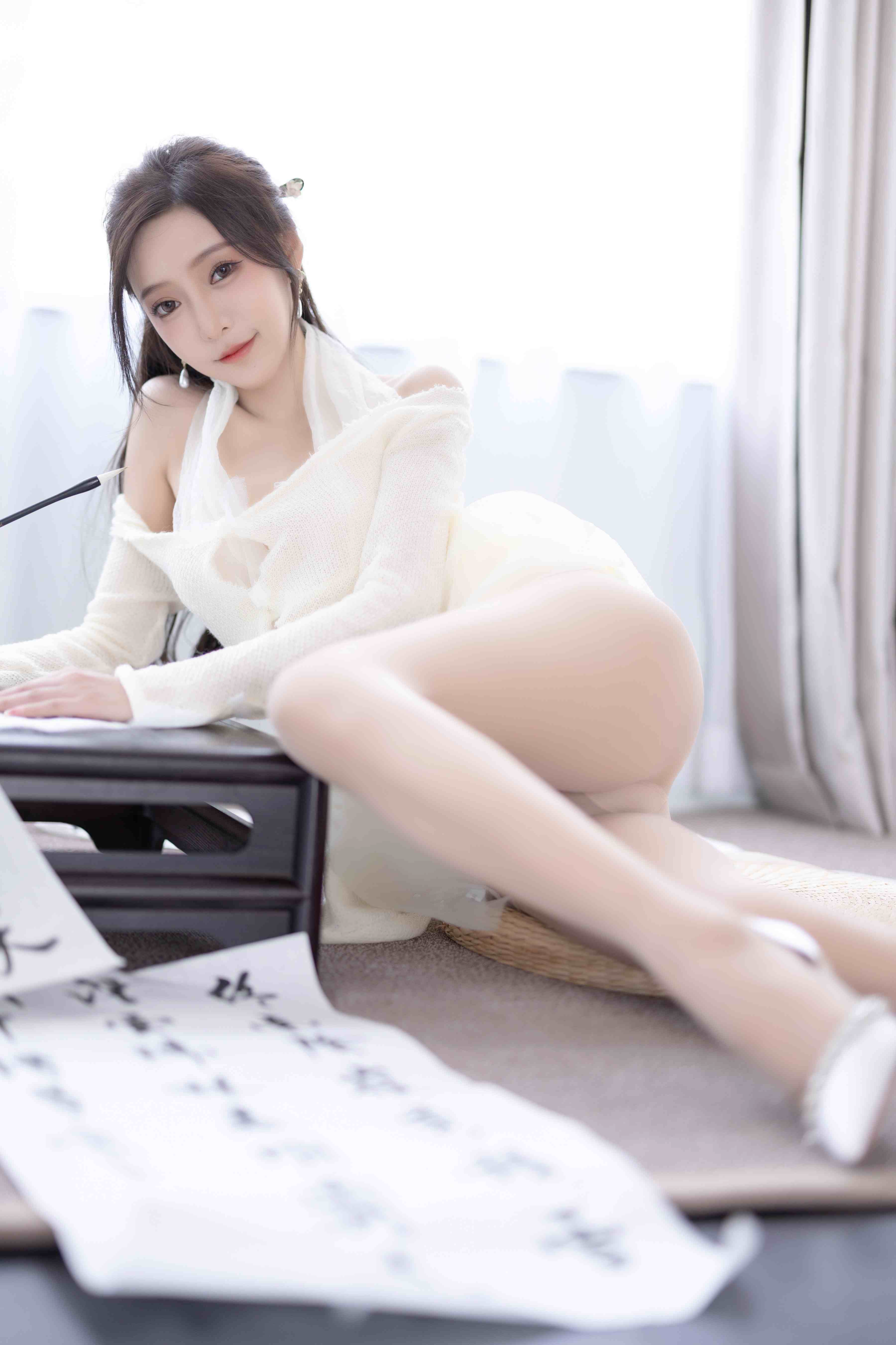 图片[2]-王馨瑶Yanni – 白色连衣裙-字画[101P／350MB]-影音屋