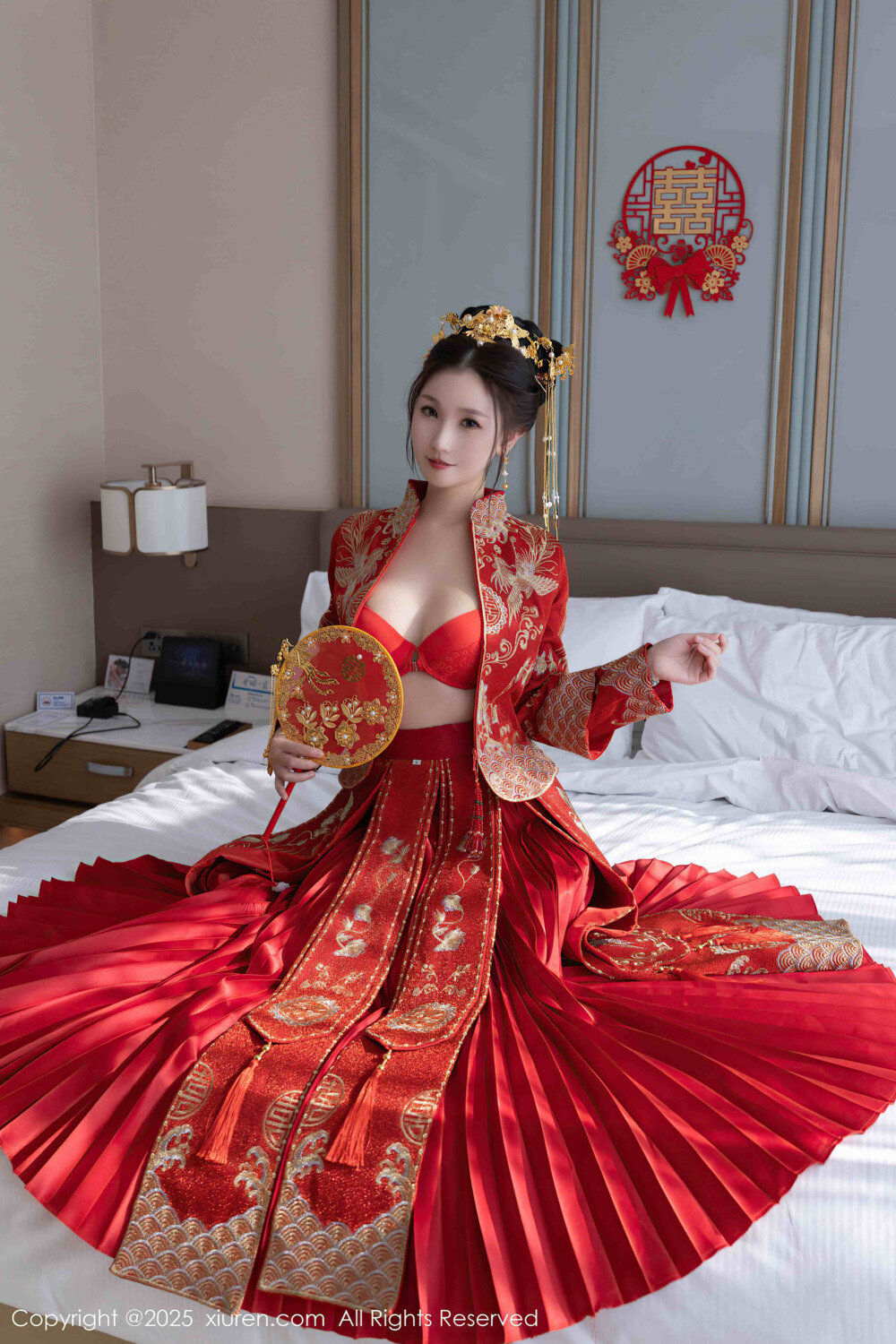 图片[2]-杏子Yada 土豪定制 大红花嫁[84+1P／928MB]-影音屋