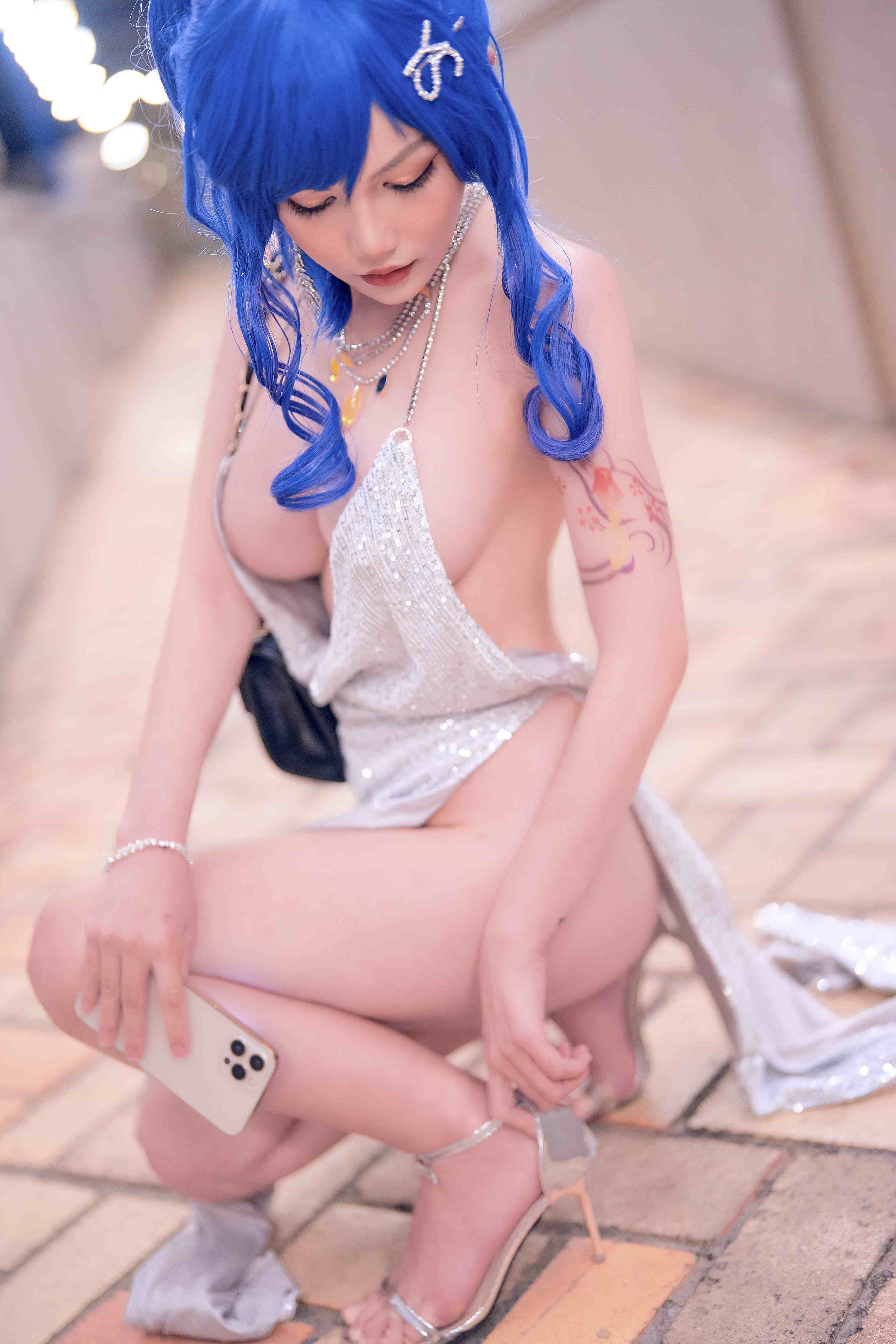 图片[2]-Joyce Lin2x – 高开叉长裙[47P-558M]-影音屋