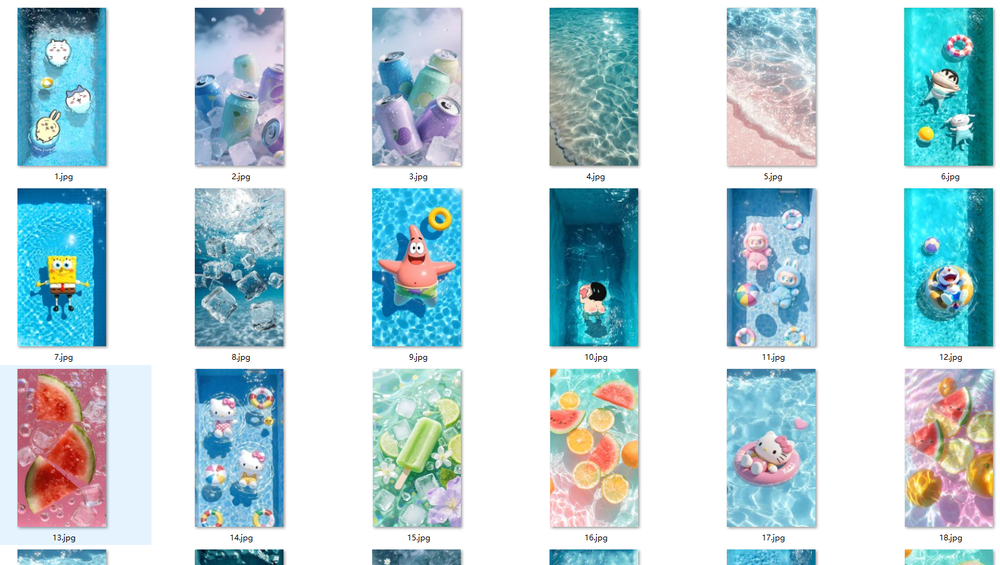 清凉夏日高清手机壁纸[160M]-影音屋