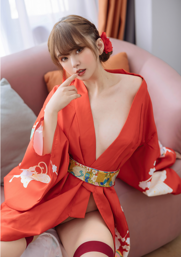 图片[2]-张思允Nice 红色真空和服性感美胸[64+1P／598MB]-影音屋