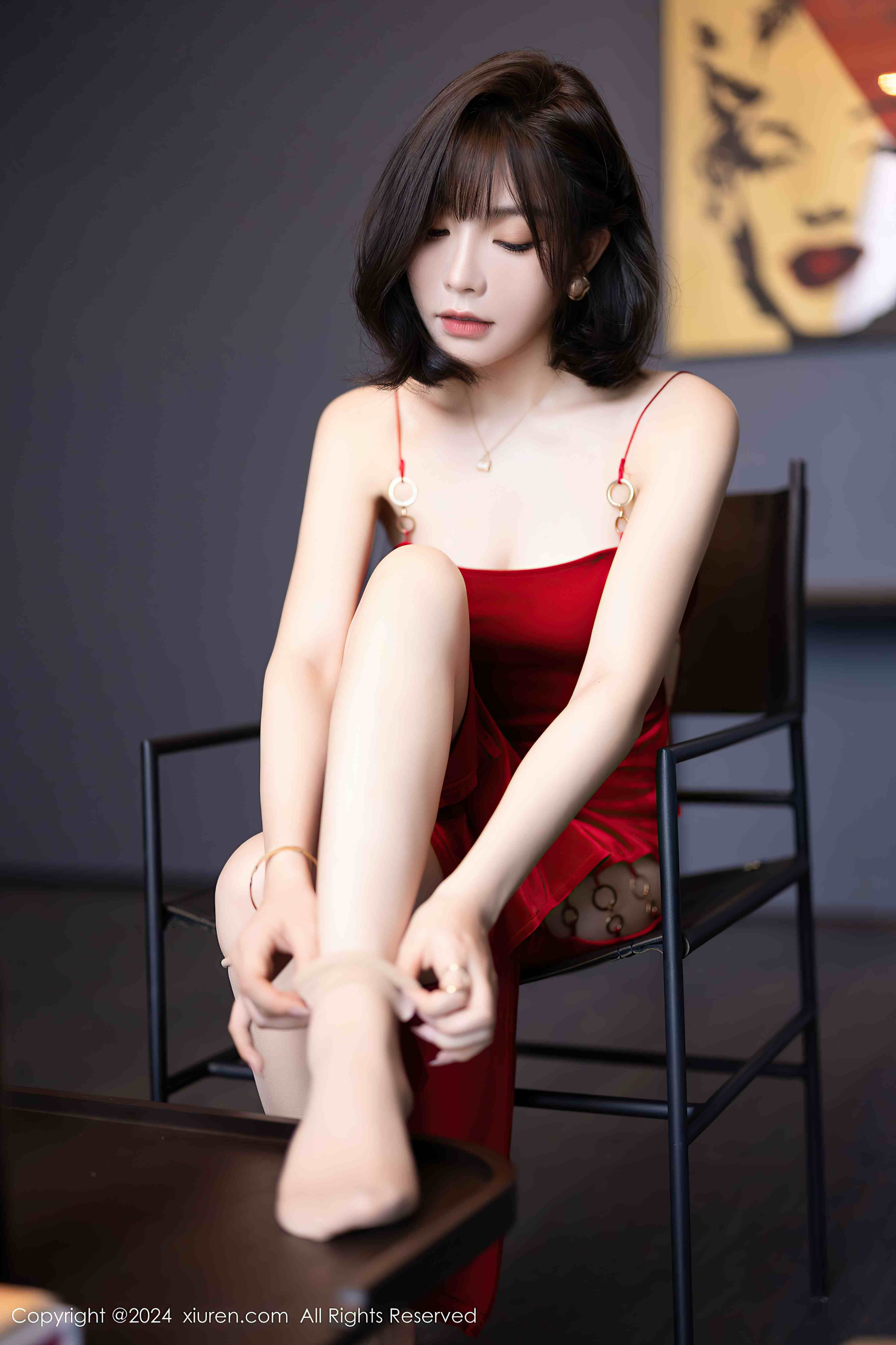 图片[2]-徐莉芝Booty 气质短发吊带礼服[90+1P／667MB]-影音屋