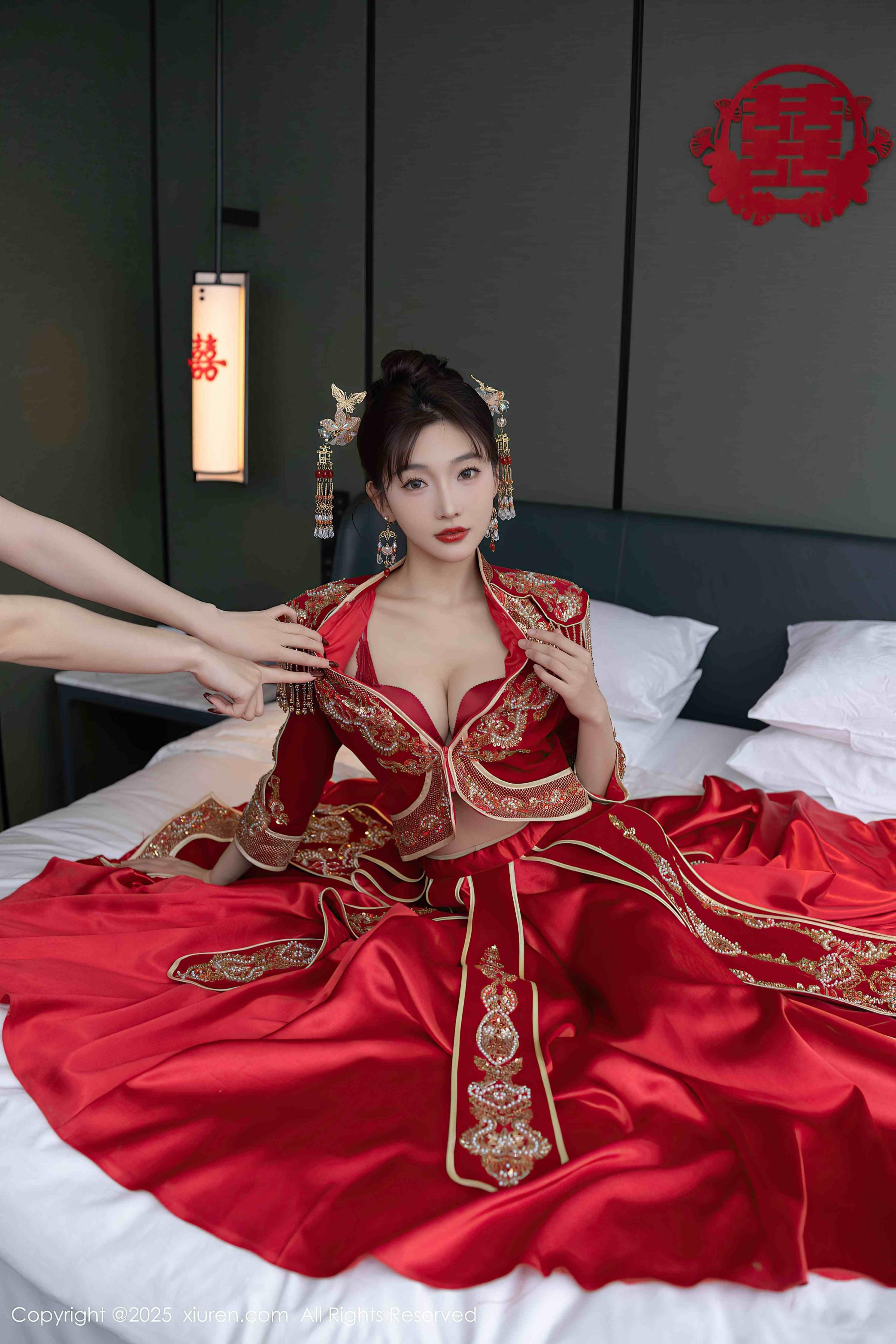 陆萱萱 土豪定制 新婚大红花嫁 闹洞房[82+1P／772MB]-影音屋