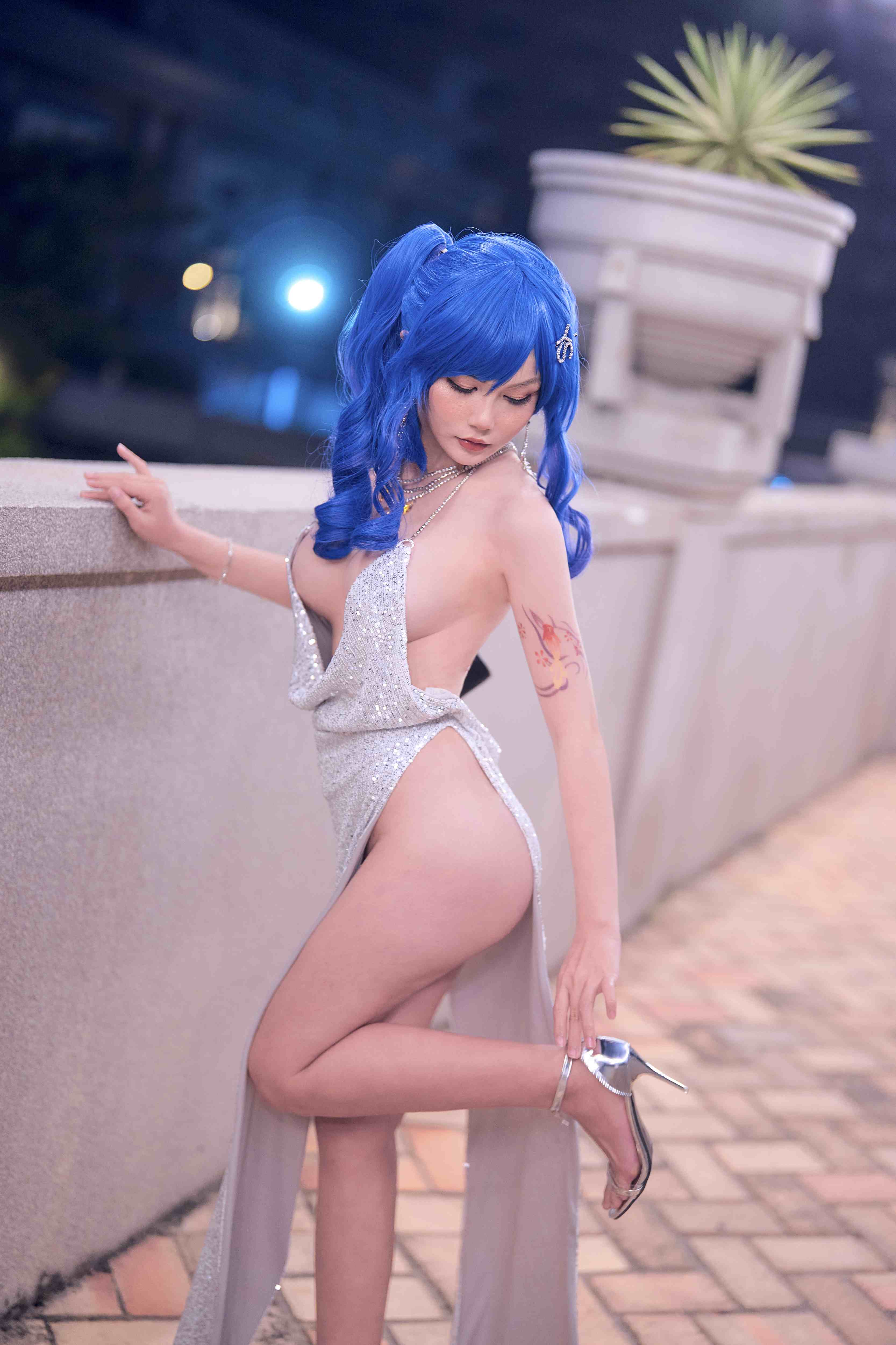 Joyce Lin2x – 高开叉长裙[47P-558M]-影音屋